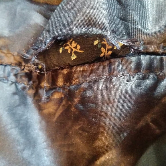 Z VINTAGE probably 1970s SILK Romper - Picture 9 of 9